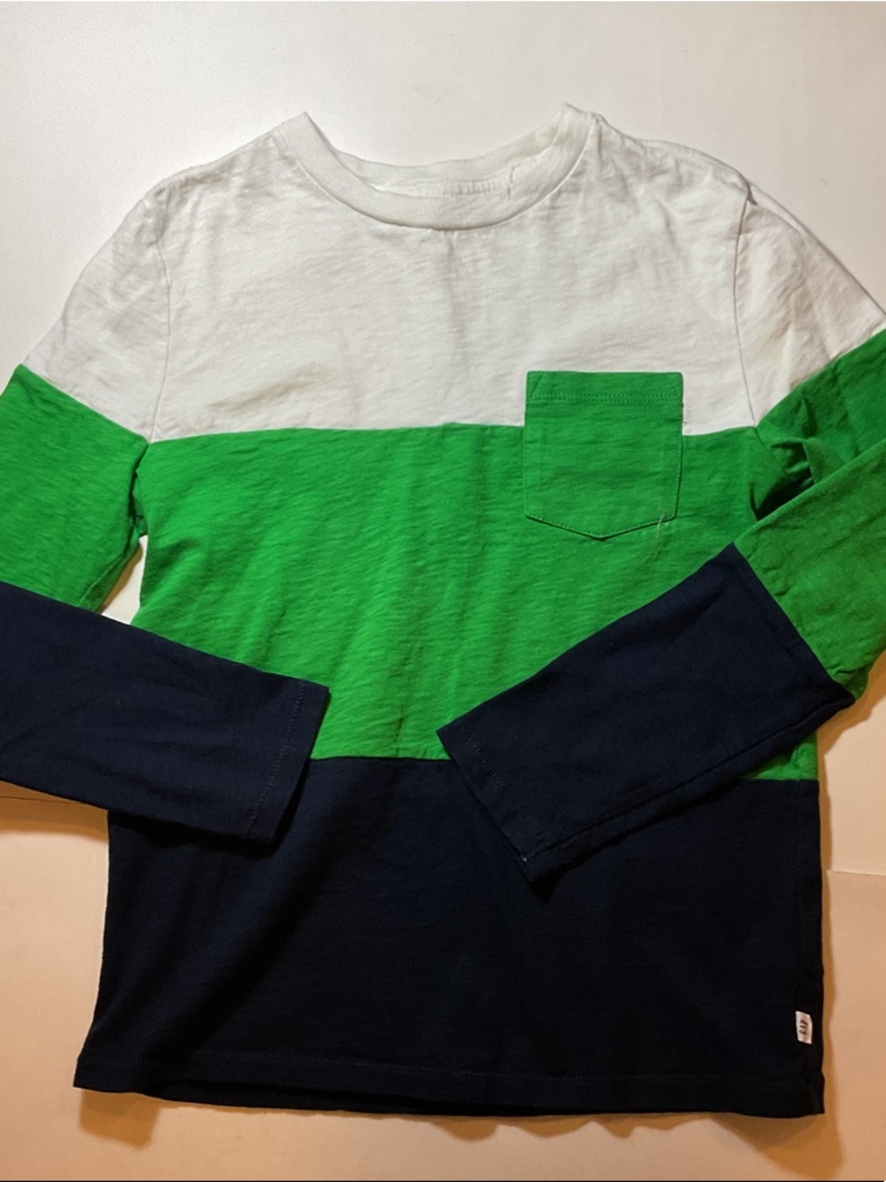 GAP Colorblock Long Sleeve Tee